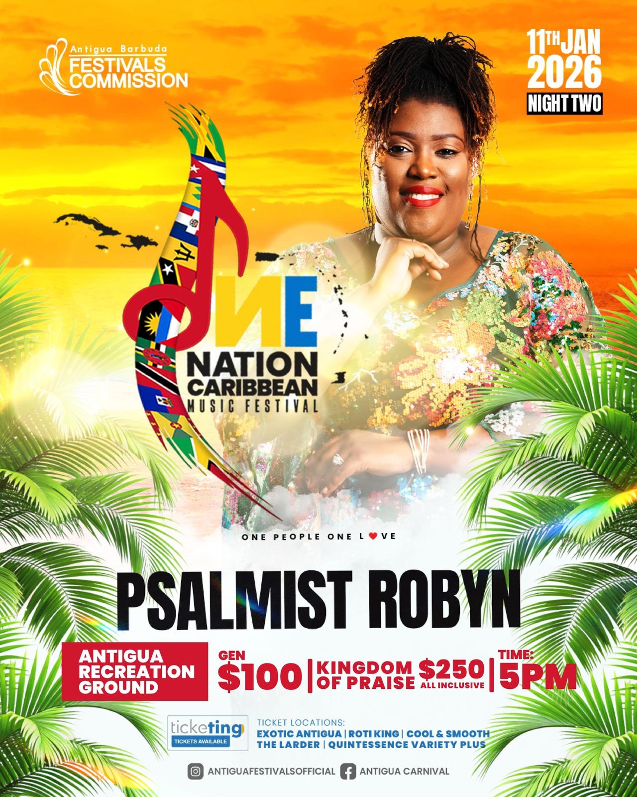 Night Two Set to Ignite ARG with Caribbean Praise and Worship