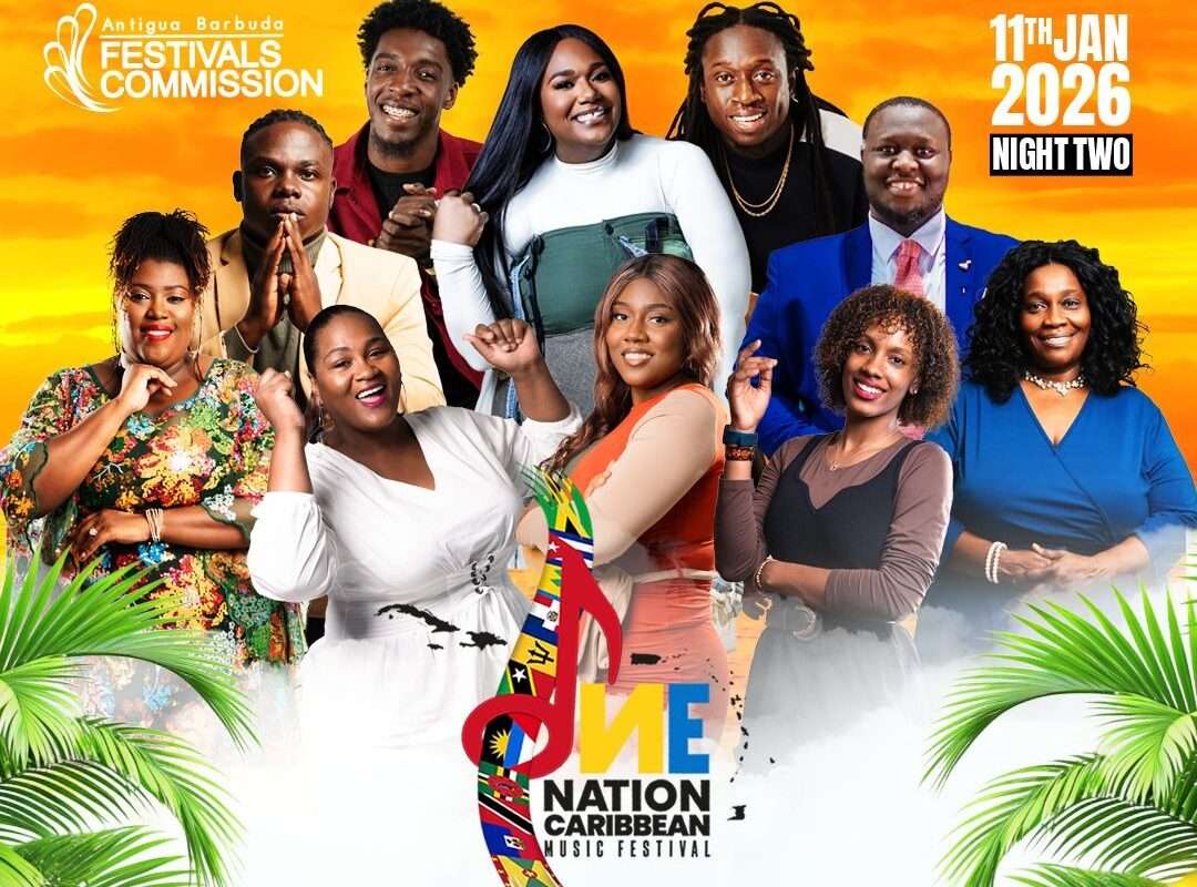 Night Two Lineup Announced for One Nation Caribbean Music Festival — The Gospel Edition Set to Uplift Antigua and Barbuda