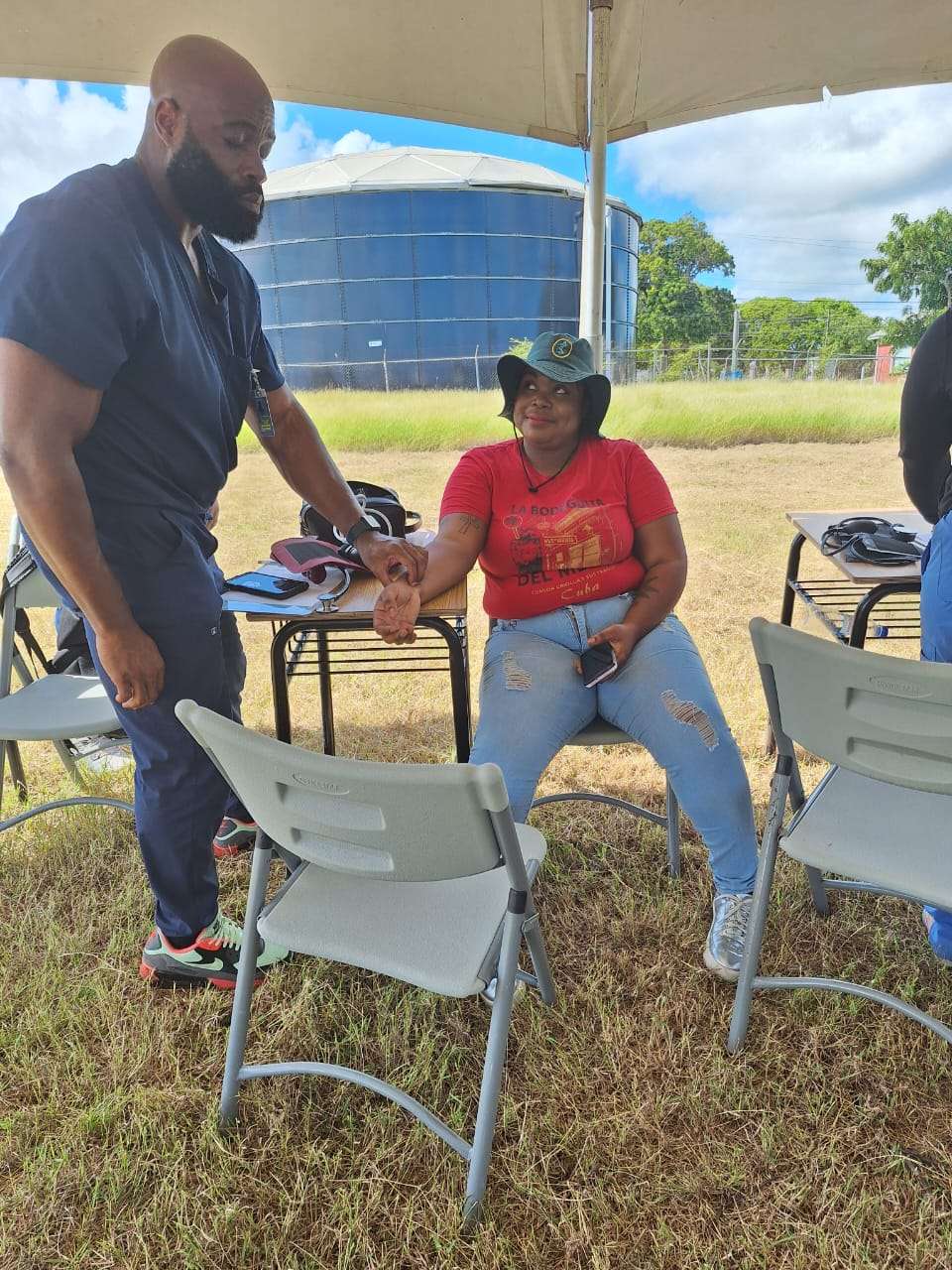 ABLP’s Adrian “Action Man” Richardson Hosts Second Annual Health Fair in St. Phillip South