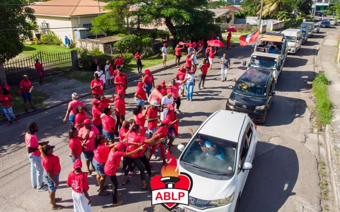 Rural East Residents Rally in Support of MP Maria Browne as UPP Motorcade Passed Through