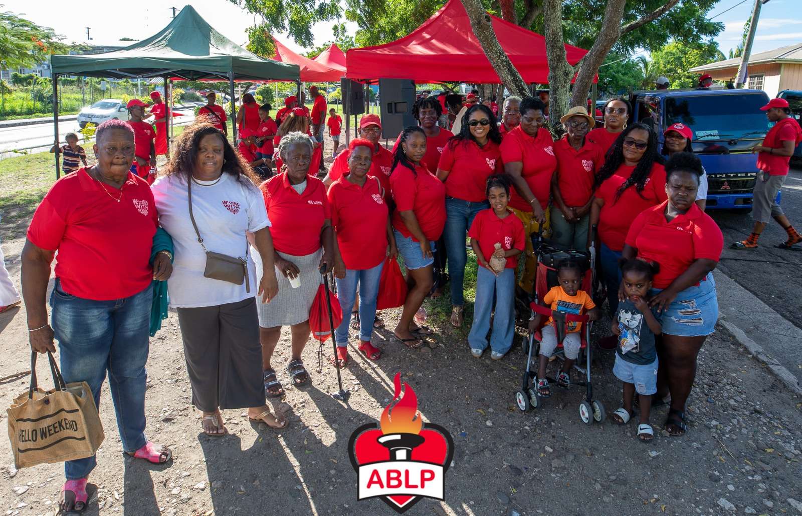 Rural East Residents Rally in Support of MP Maria Browne as UPP Motorcade Passed Through