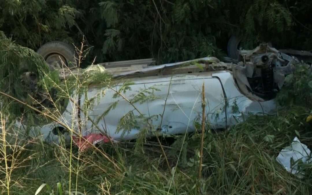 Motorist Hospitalised After Pickup Overturns on Pares Main Road