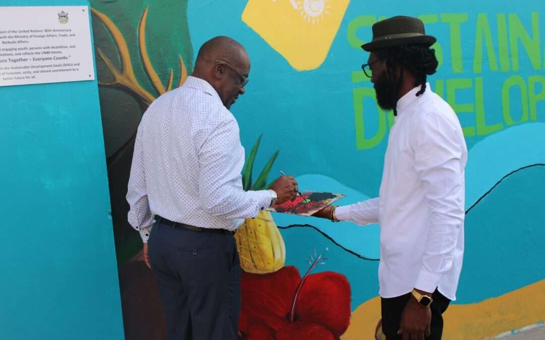 Antigua and Barbuda Unveils UN80 SDG Art Mural Celebrating Inclusion and Sustainable Development
