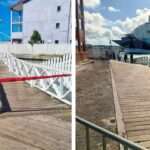 Repair Works Underway After Boardwalk Collapse; Port Manager Explains Cause