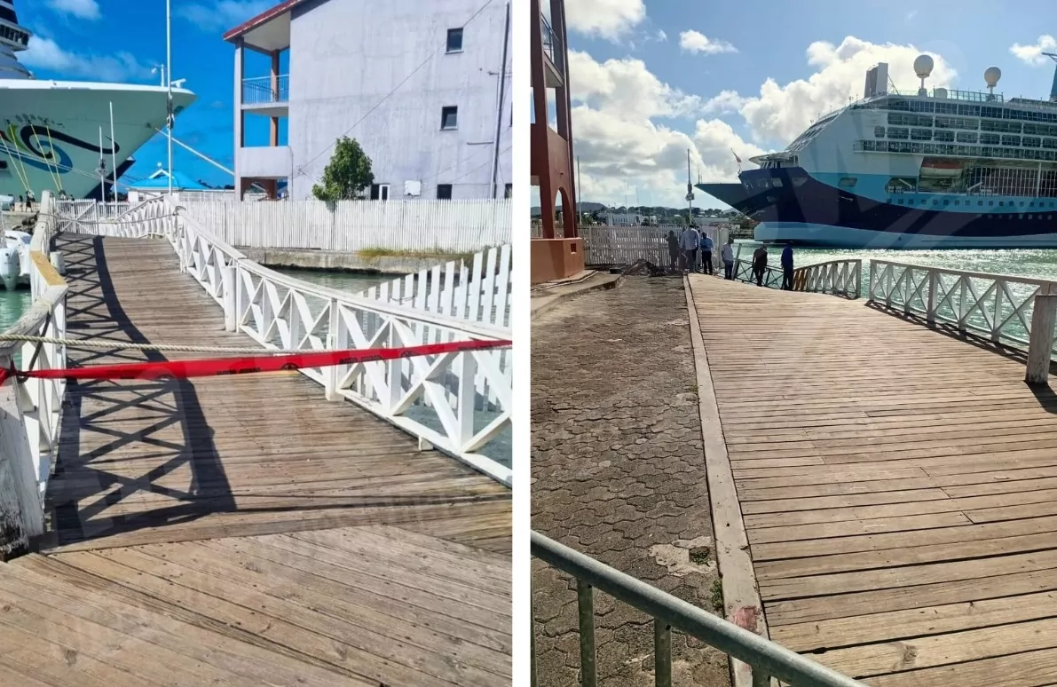 Boardwalk Connecting Redcliffe Quay and Heritage Quay Collapses on Busy Cruise Day 