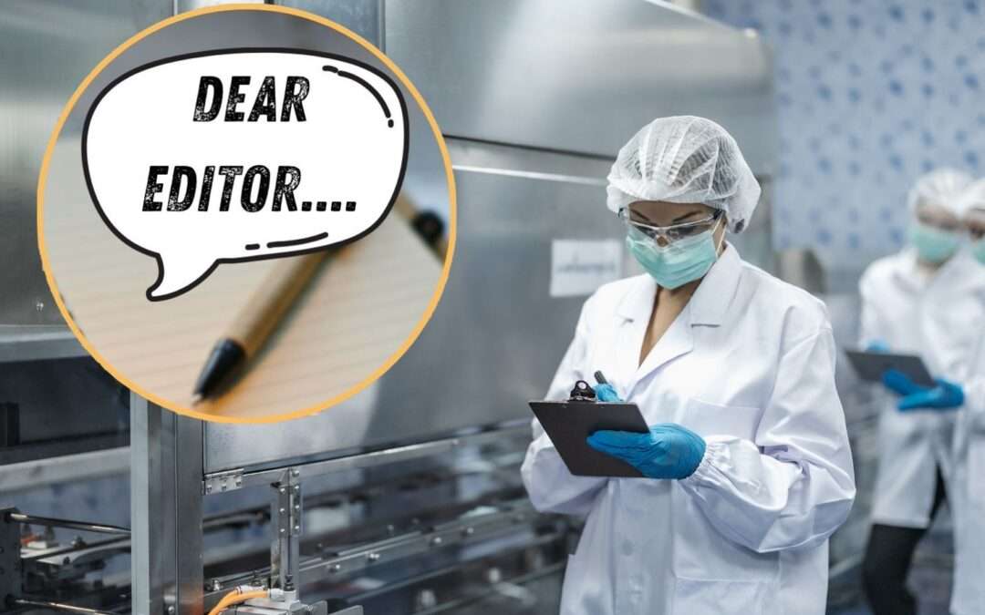 LETTER: Why doesn’t the Health Department inspect restaurants?