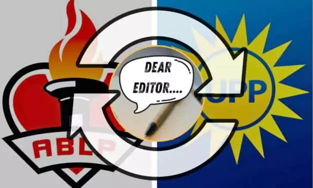 LETTER | The UPP’s Shameless Hypocrisy: A Party That Weaponized the Law Now Pretends to Be Its Victim