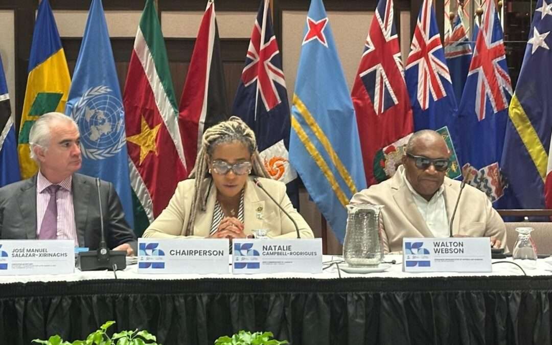 Ambassador Webson Pushes Bold Climate Finance Reforms for SIDS at High-Level Meeting in Trinidad and Tobago