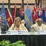 Ambassador Webson Pushes Bold Climate Finance Reforms for SIDS at High-Level Meeting in Trinidad and Tobago