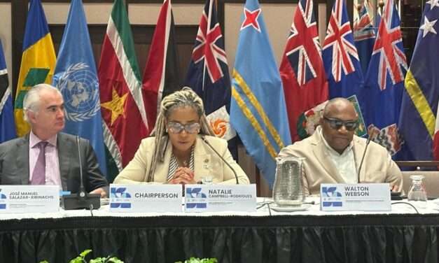 Ambassador Webson Pushes Bold Climate Finance Reforms for SIDS at High-Level Meeting in Trinidad and Tobago