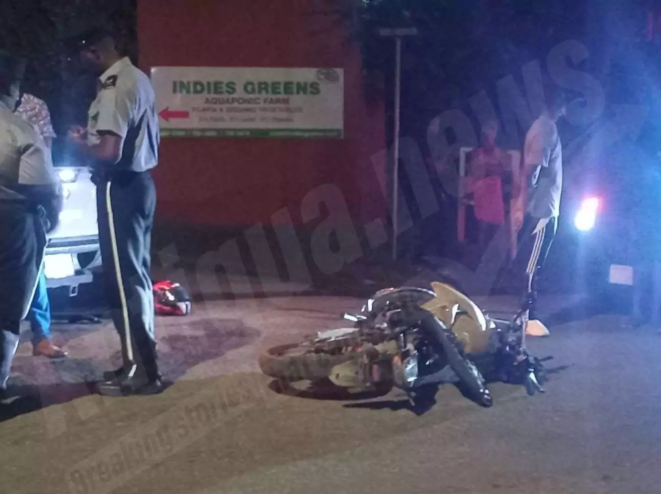 Motorcyclist Injured in Seaview Farm Collision
