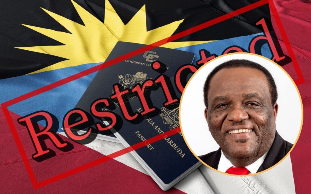 Sir Steadroy Confirms High-Level Talks with U.S. After 2026 Travel Restriction Announcement