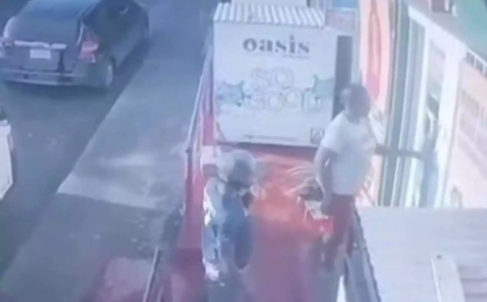 WATCH: Elderly Woman’s Chain Snatched Outside Foodland Mini Mart