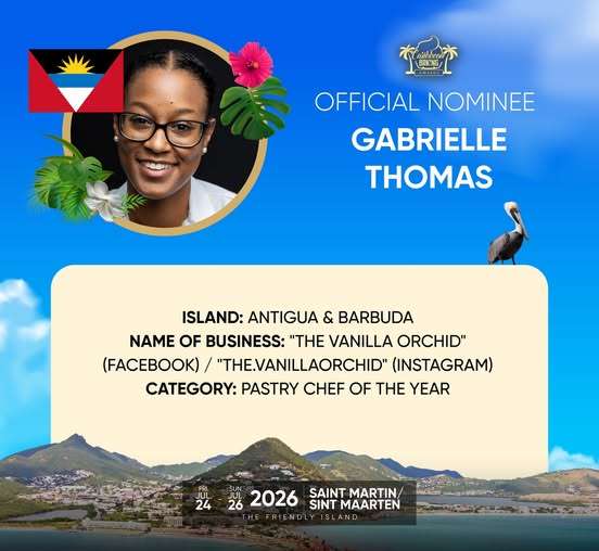 Third Antiguan Baker Earns Caribbean Baking Awards Nomination
