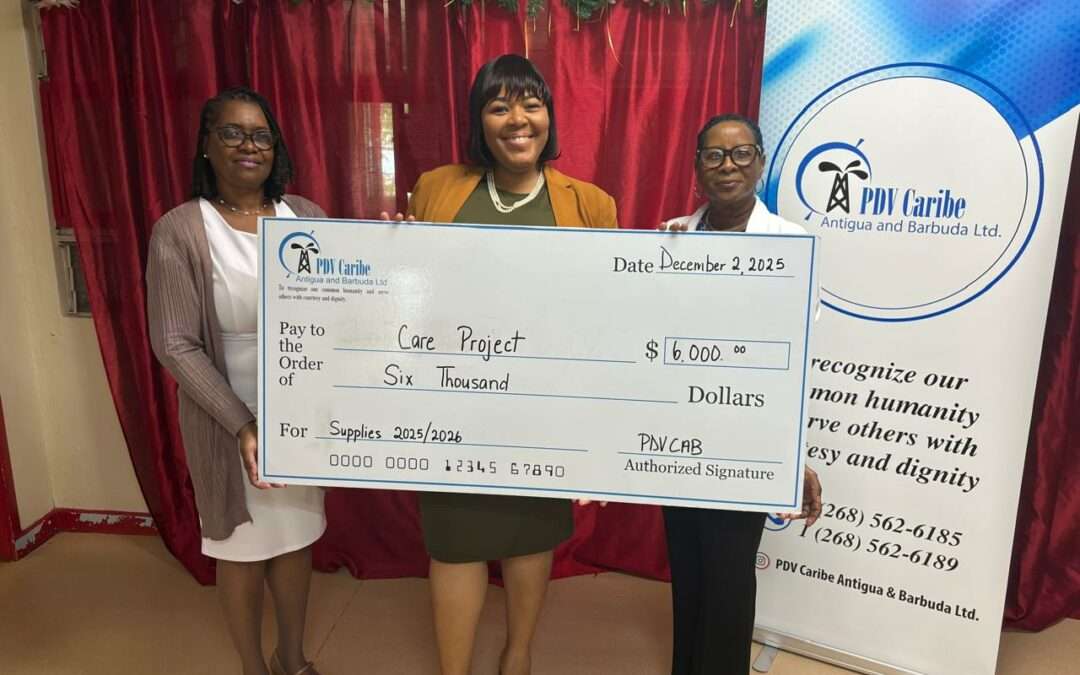 PDV Caribe Donates $6,000 to Support Operations at the Care Project
