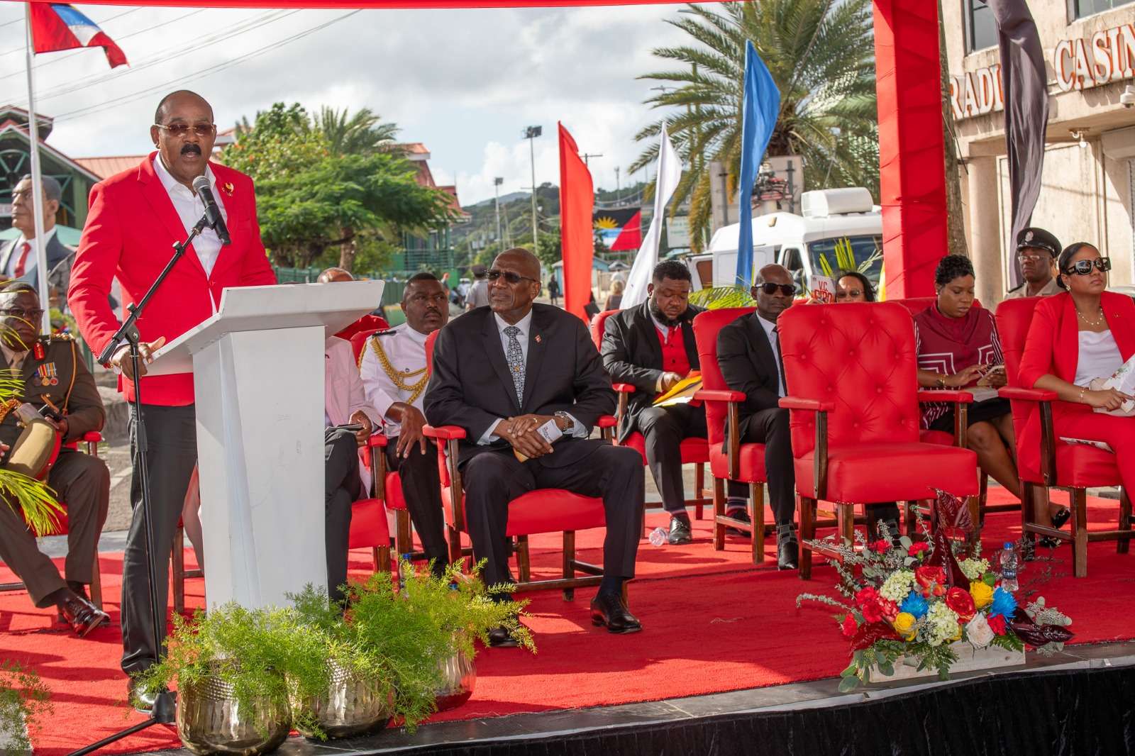 PM Browne Reaffirms Government’s Pledge to Social and Economic Progress at V.C. Bird Day Ceremony