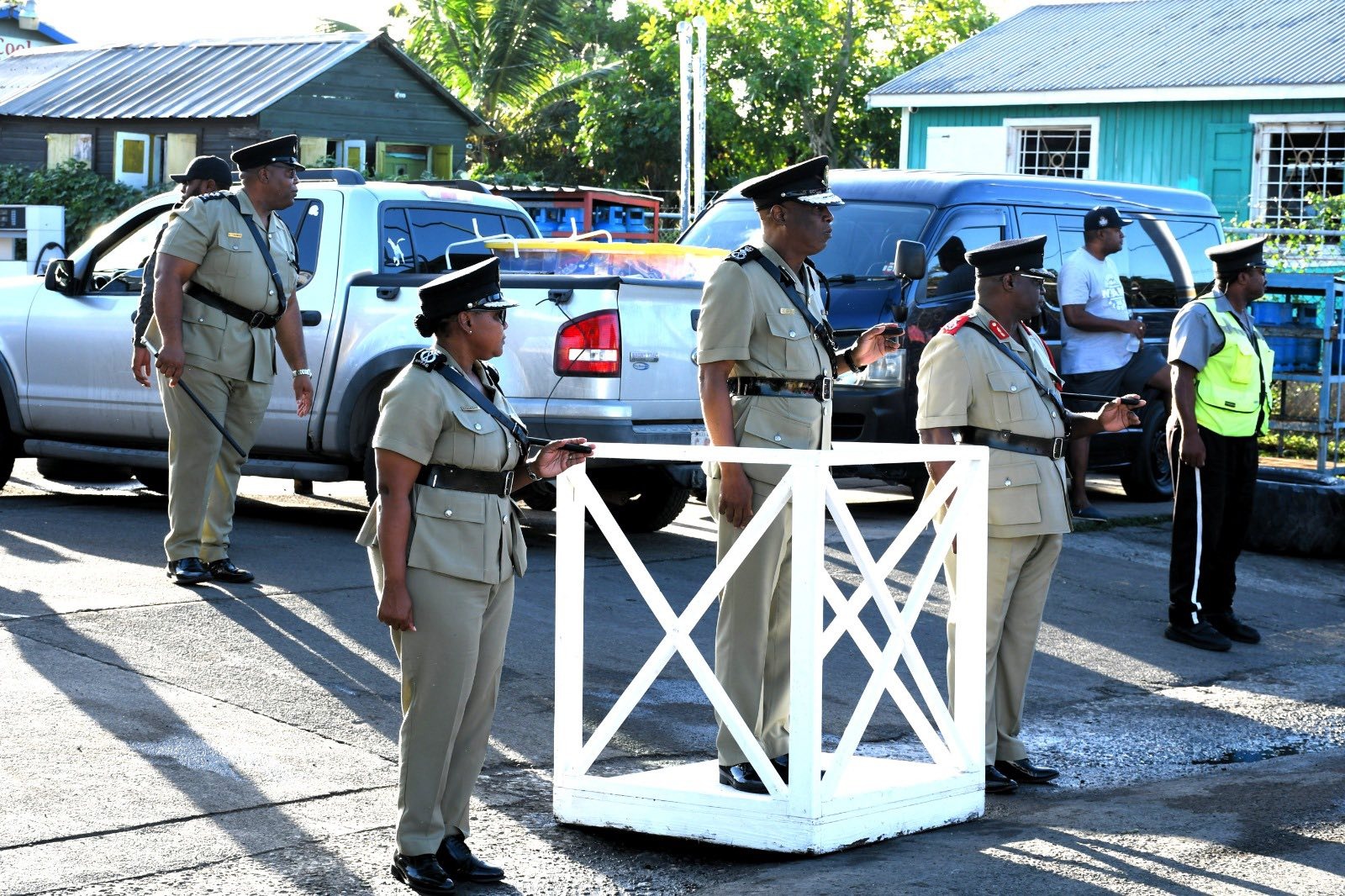 Top Cop Urges Police to ‘Fire Back with Our Work, Not with Rounds’ at Route March 