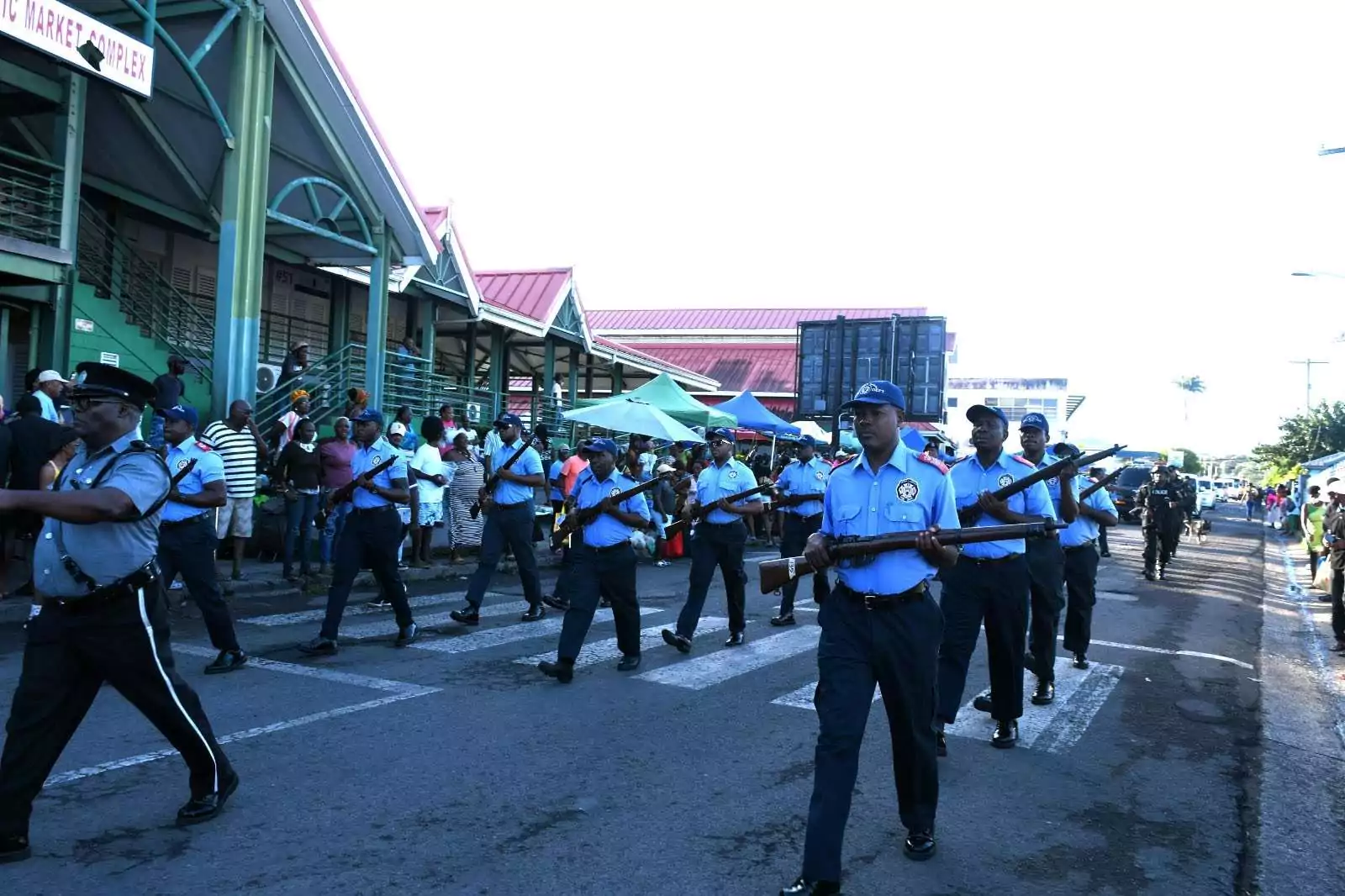 Top Cop Urges Police to ‘Fire Back with Our Work, Not with Rounds’ at Route March