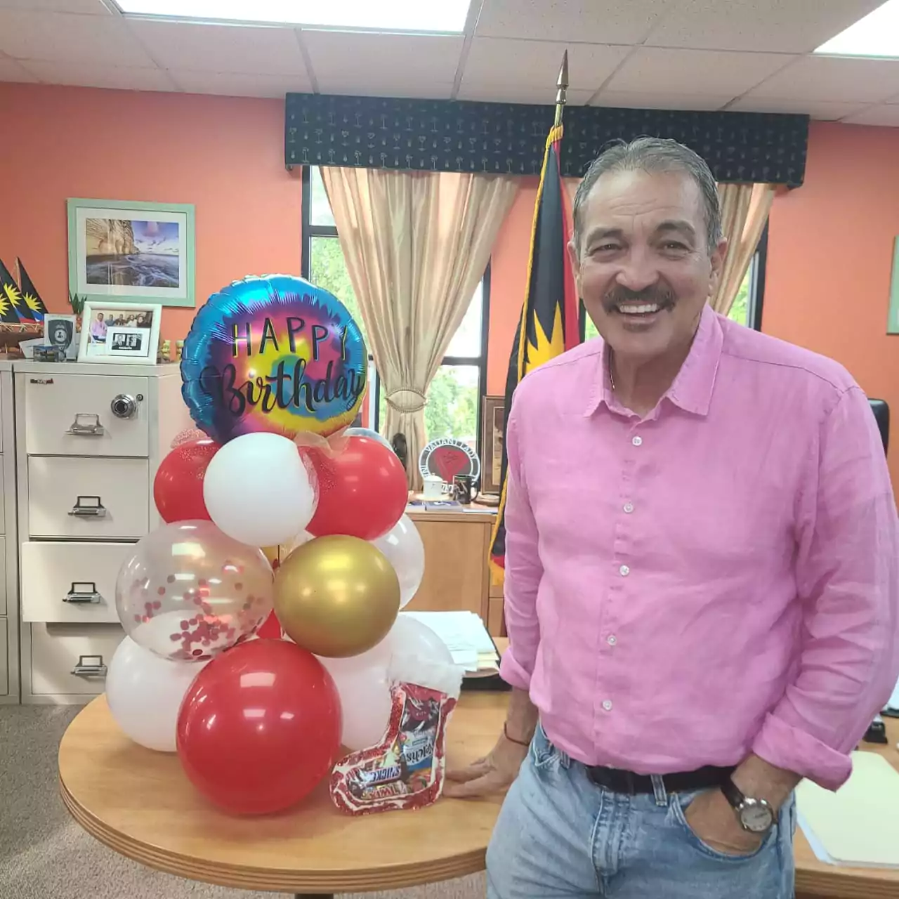 Ministry of Tourism Staff Surprise Minister Fernandez on His Birthday