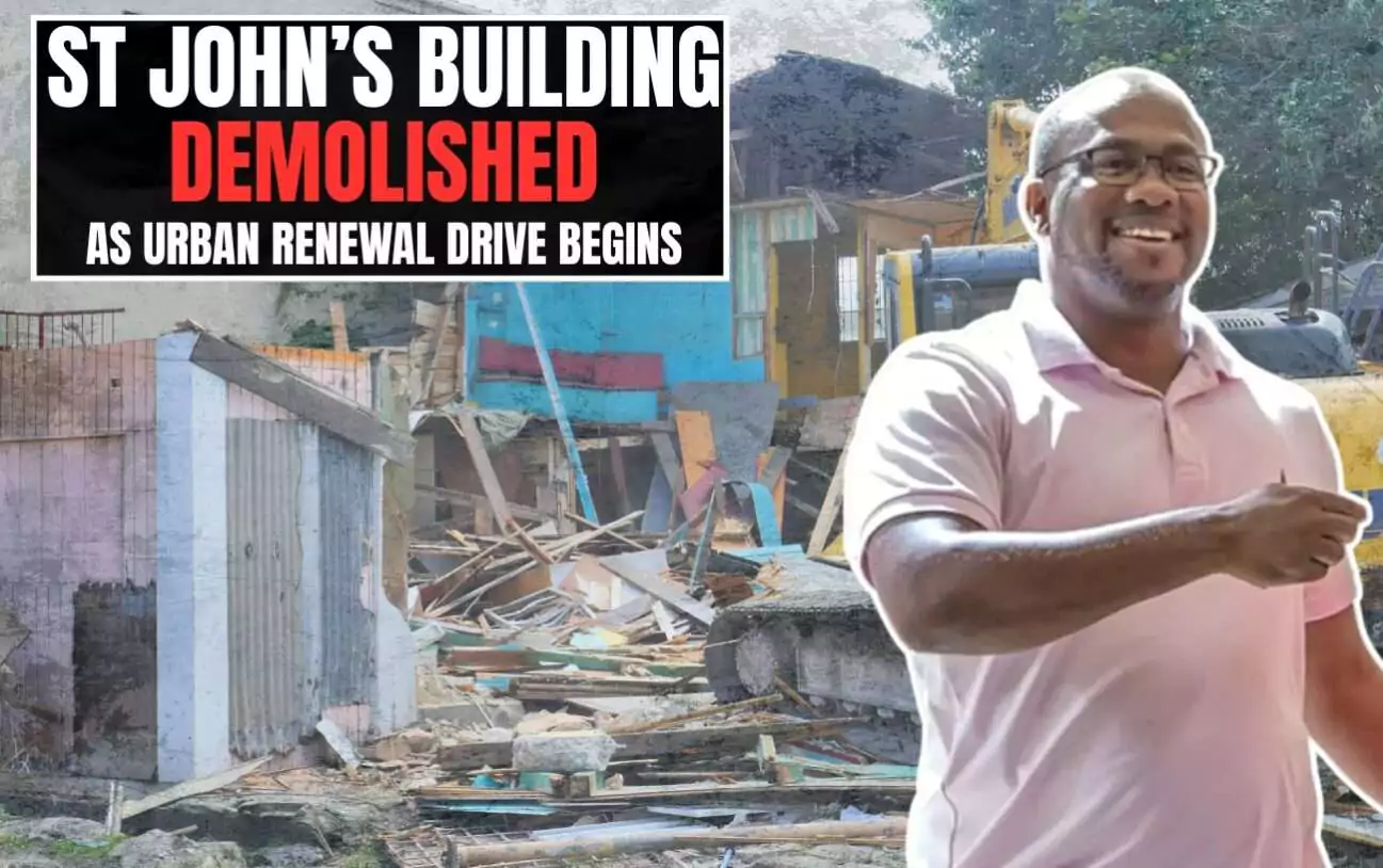 VIDEO STORY: Abandoned Lower Newgate Street Building Demolished as Urban Renewal Drive Begins