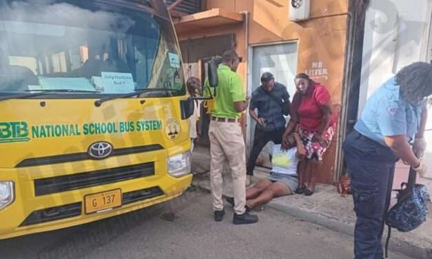 Transport Board Bus Involved in Minor Accident on South Street