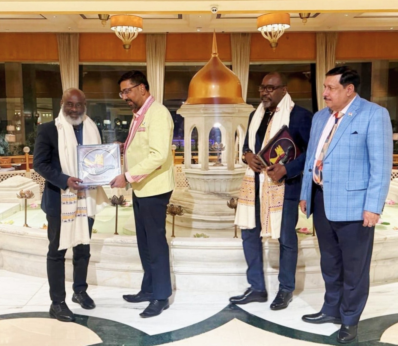 ABEC Leaders Represent Antigua and Barbuda at Global Democracy Forum in India