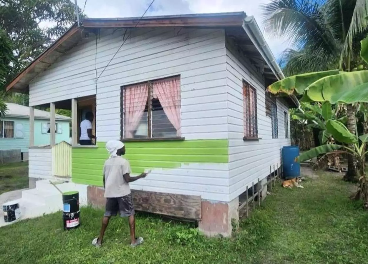 Painting Project Brings Fresh Life to Seven Homes in Swetes