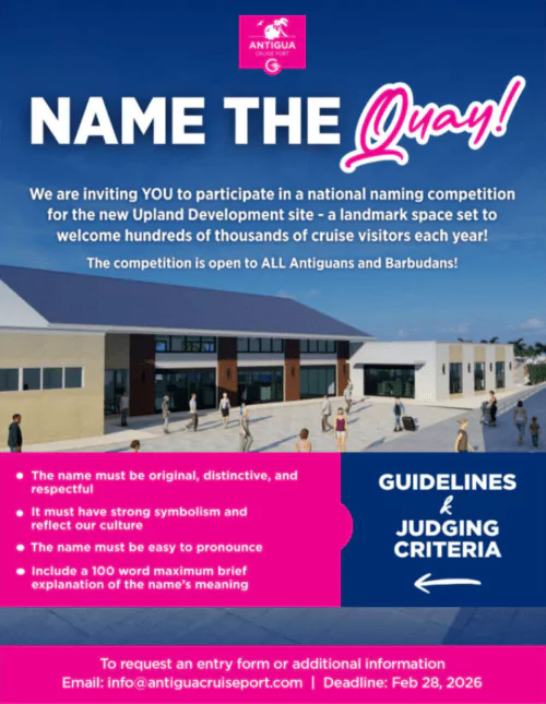 Antigua Cruise Port Launches “Name the Quay” Competition