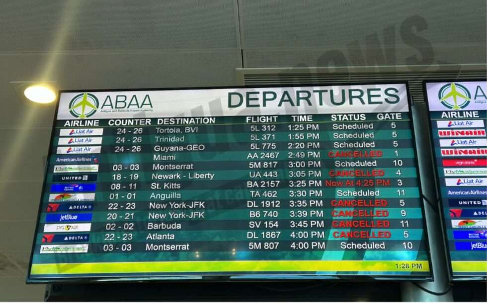 ABAA Confirms US Flight Cancellations to Antigua - Antigua News ...
