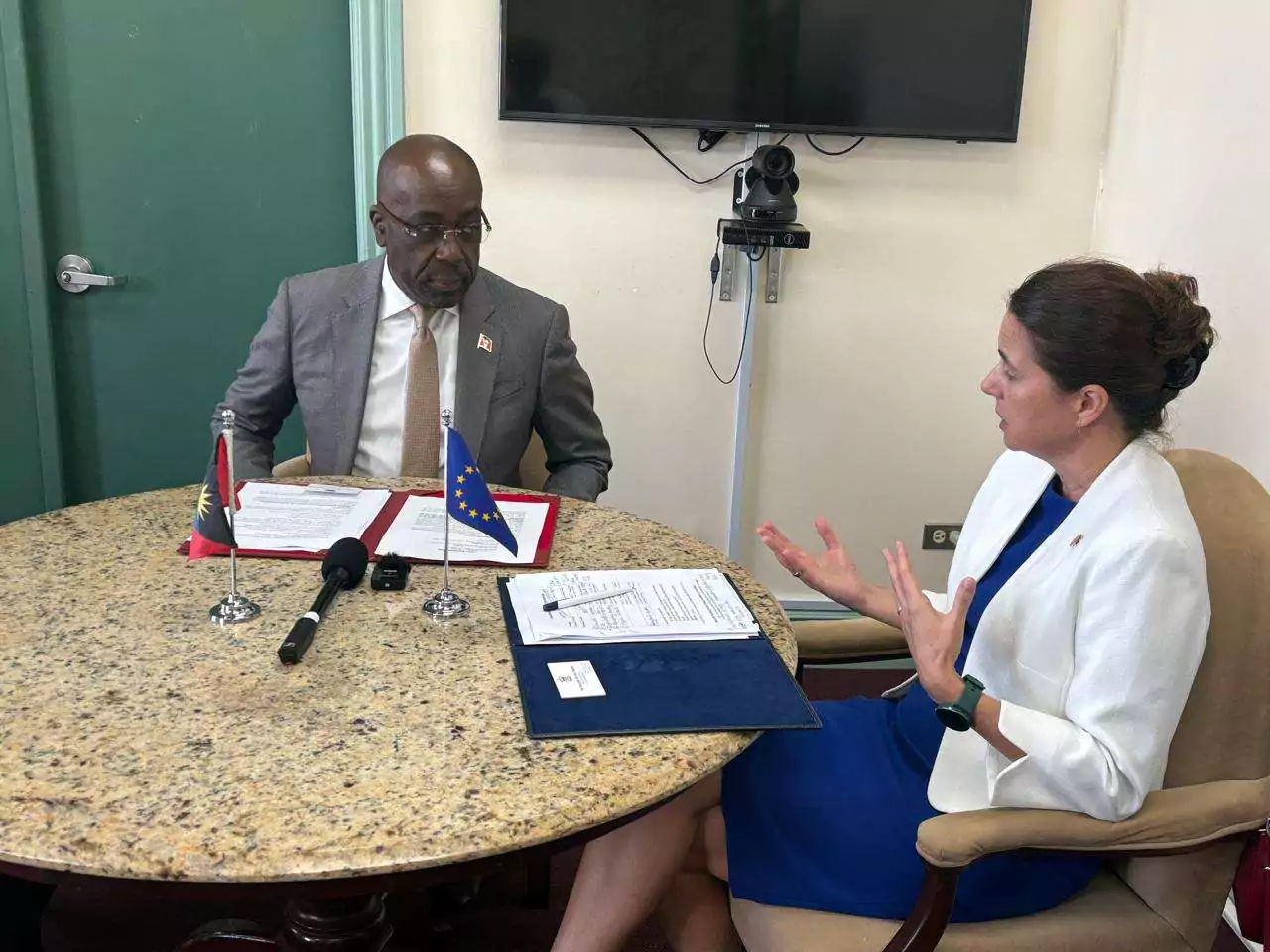 Antigua and Barbuda Receives New EU Envoy, Reaffirms Long-Standing Partnership