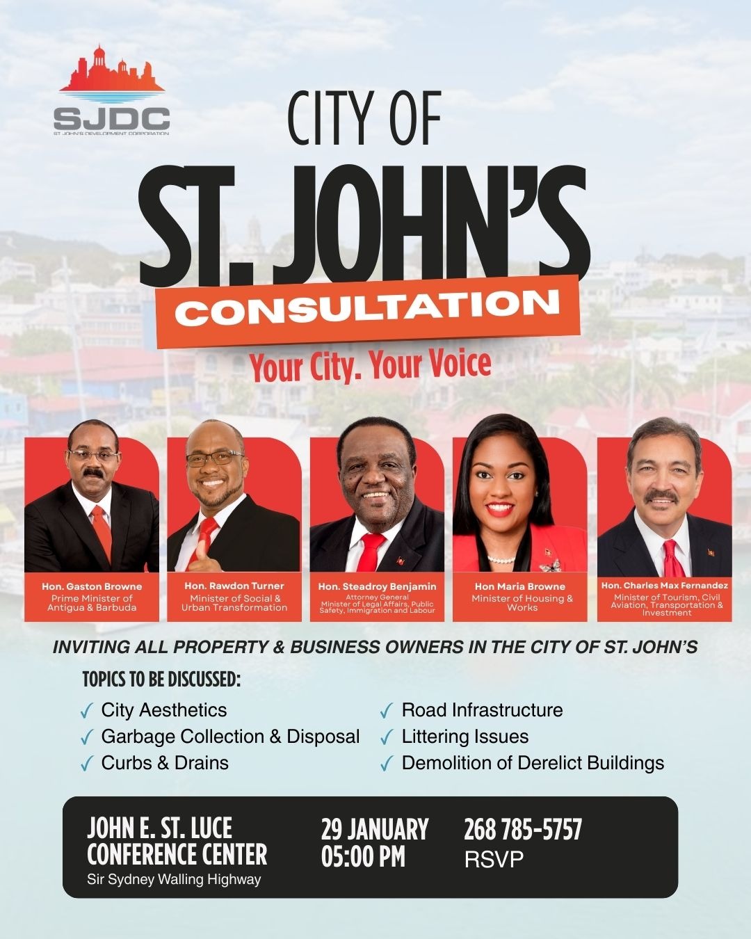 City of St. John’s Consultation Set for January 29 
