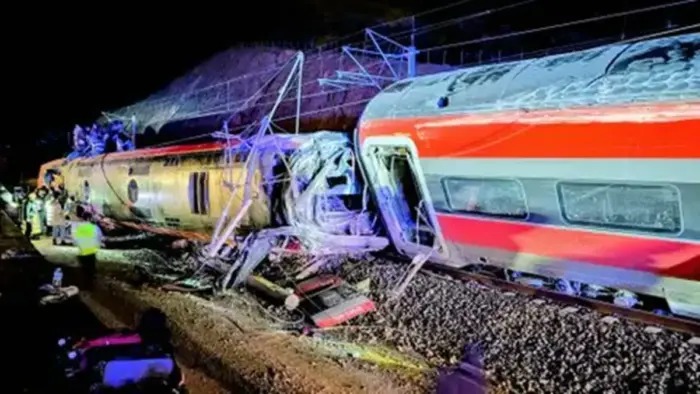 Horrific train crash in Spain kills at least 39 people