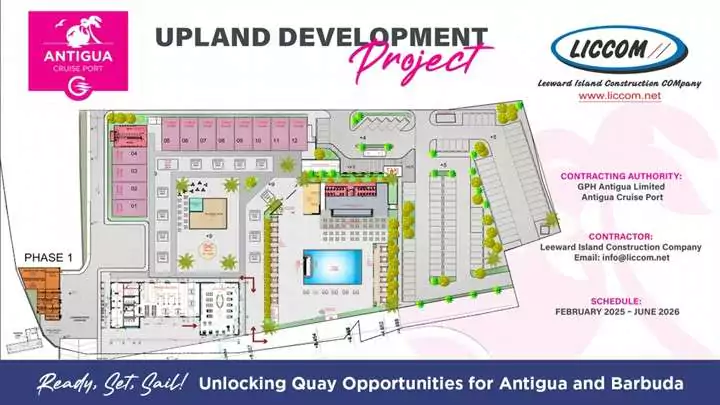 Antigua Cruise Port Invites Local Entrepreneurs to Apply for Upland Development Spaces