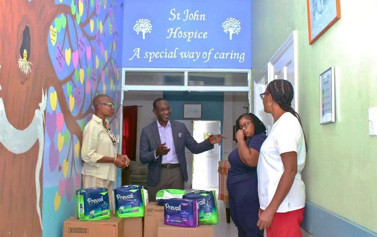 Senator Jonathan Joseph Makes Donation to St. John Hospice
