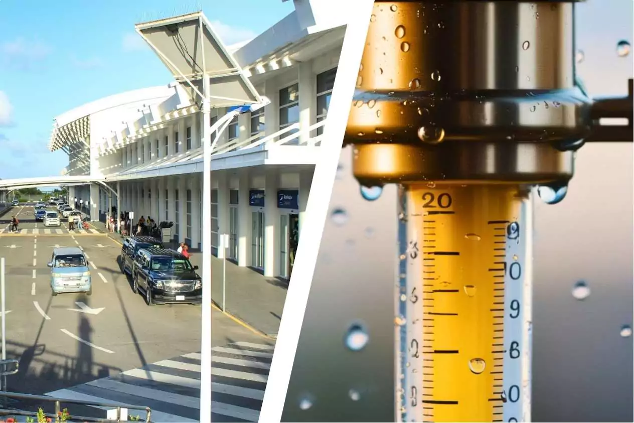 Record-Breaking Rainfall Recorded at V.C. Bird International Airport