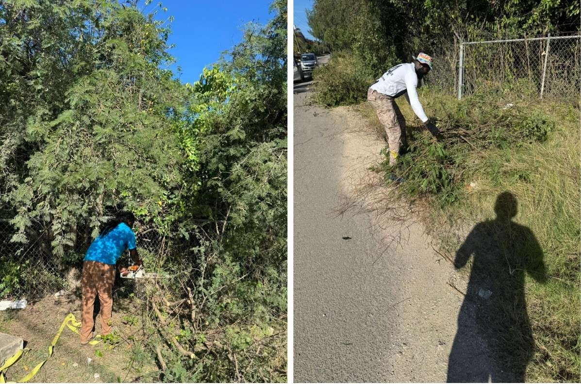 MP Simon Spearheads Clean-up Initiative in Ffryes Beach Area