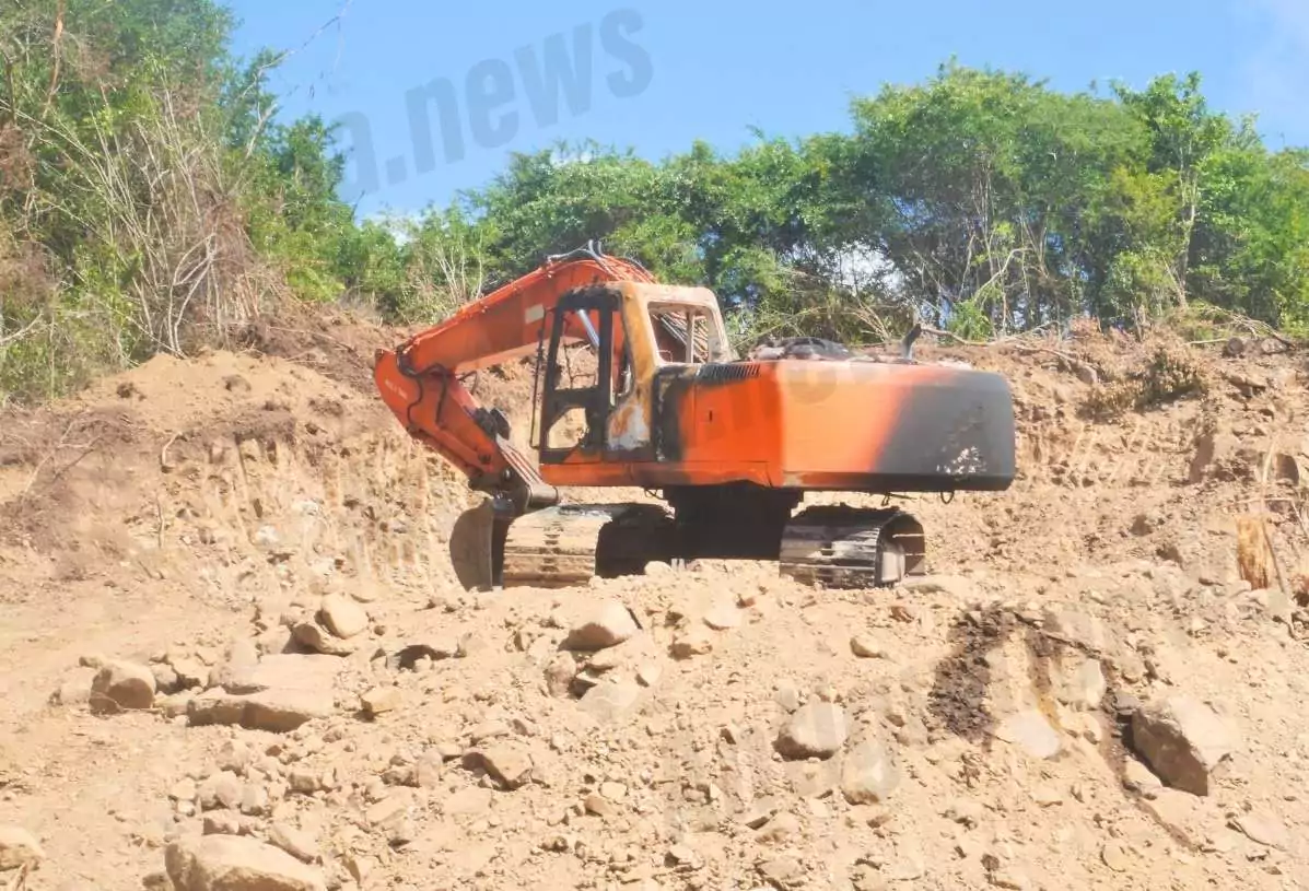 Police Question Environmental Activist After Excavator Burned in John Hughes