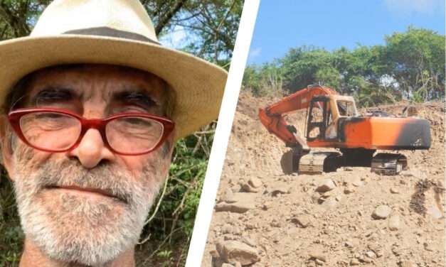 Police Question Environmental Activist After Excavator Burned in John Hughes