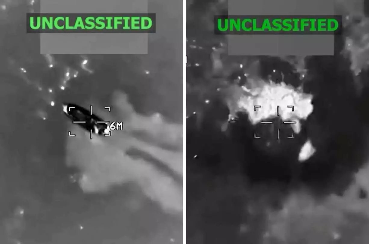 WATCH: Shockwaves in the Caribbean: US Missile Strike Destroys Fishing Boat Near St Vincent, Two Fishermen Killed