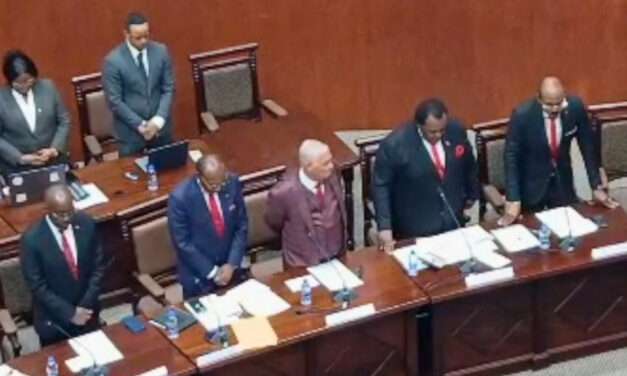 WATCH: Sir Robin Yearwood arrives for special sitting to commemorate his 50th year as a parliamentarian