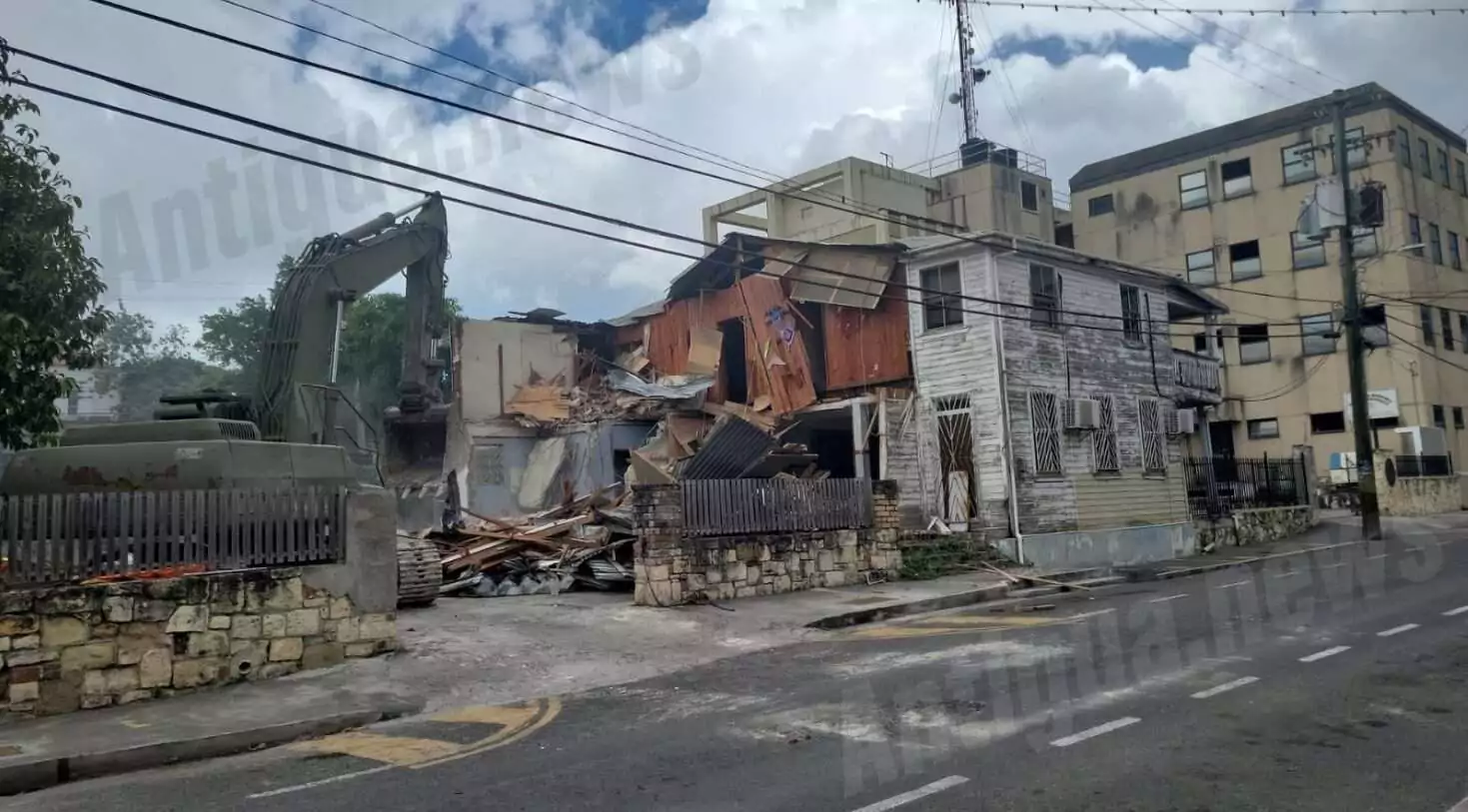 WATCH: Second Building Demolished in Government's Initiative to Revitalize St. John’s