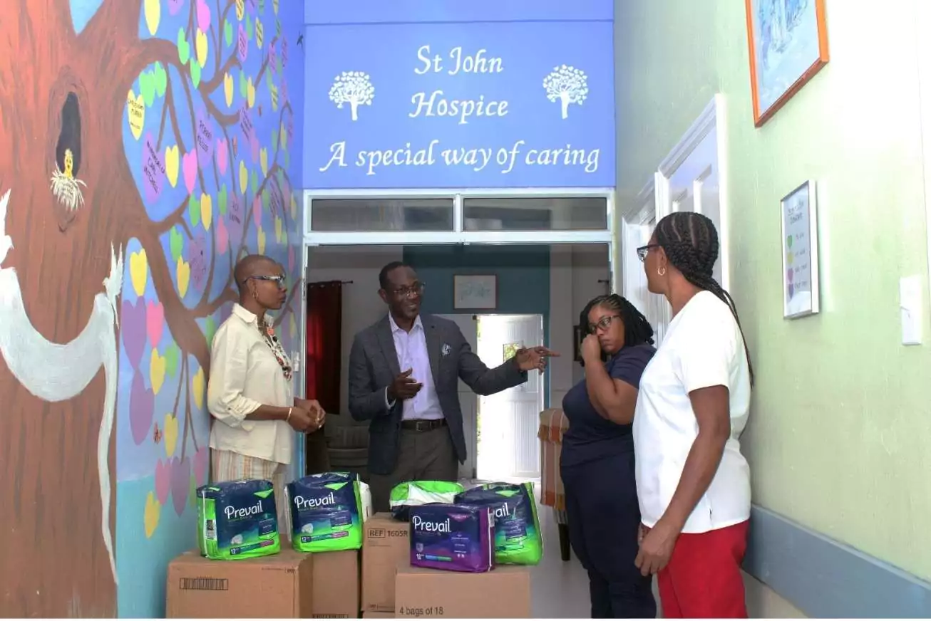 Senator Jonathan Joseph Makes Donation to St. John Hospice