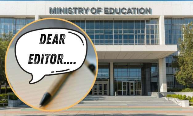 LETTER: Why was the Ministry of Education set up to fail?
