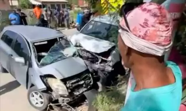 VIDEO: Two Vehicles Extensively Damaged in Major Hatton Collision