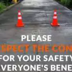 Public Works Appeals to Motorists to “Respect the Cones” Amid Ongoing Road Upgrades