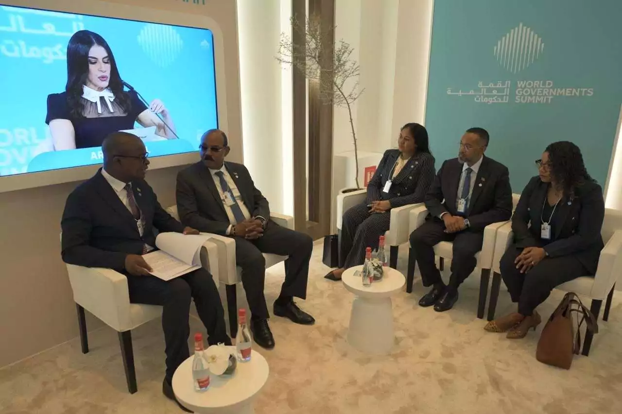 PM Browne and Wife Maria Lead Antigua and Barbuda’s First-Day Engagements at World Governments Summit 2026