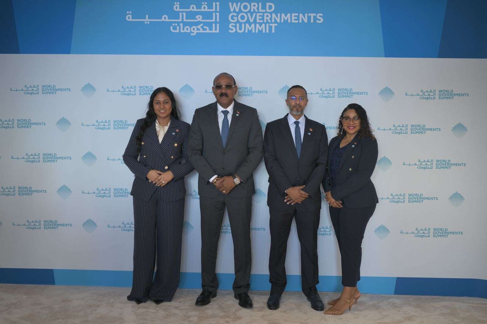 PM Browne and Wife Maria Lead Antigua and Barbuda’s First-Day Engagements at World Governments Summit 2026