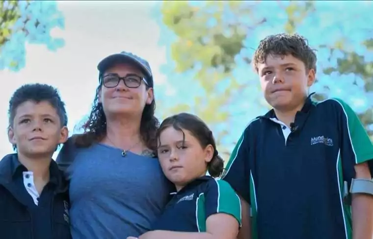 Amazing bravery of Australian boy who swam for hours to save family