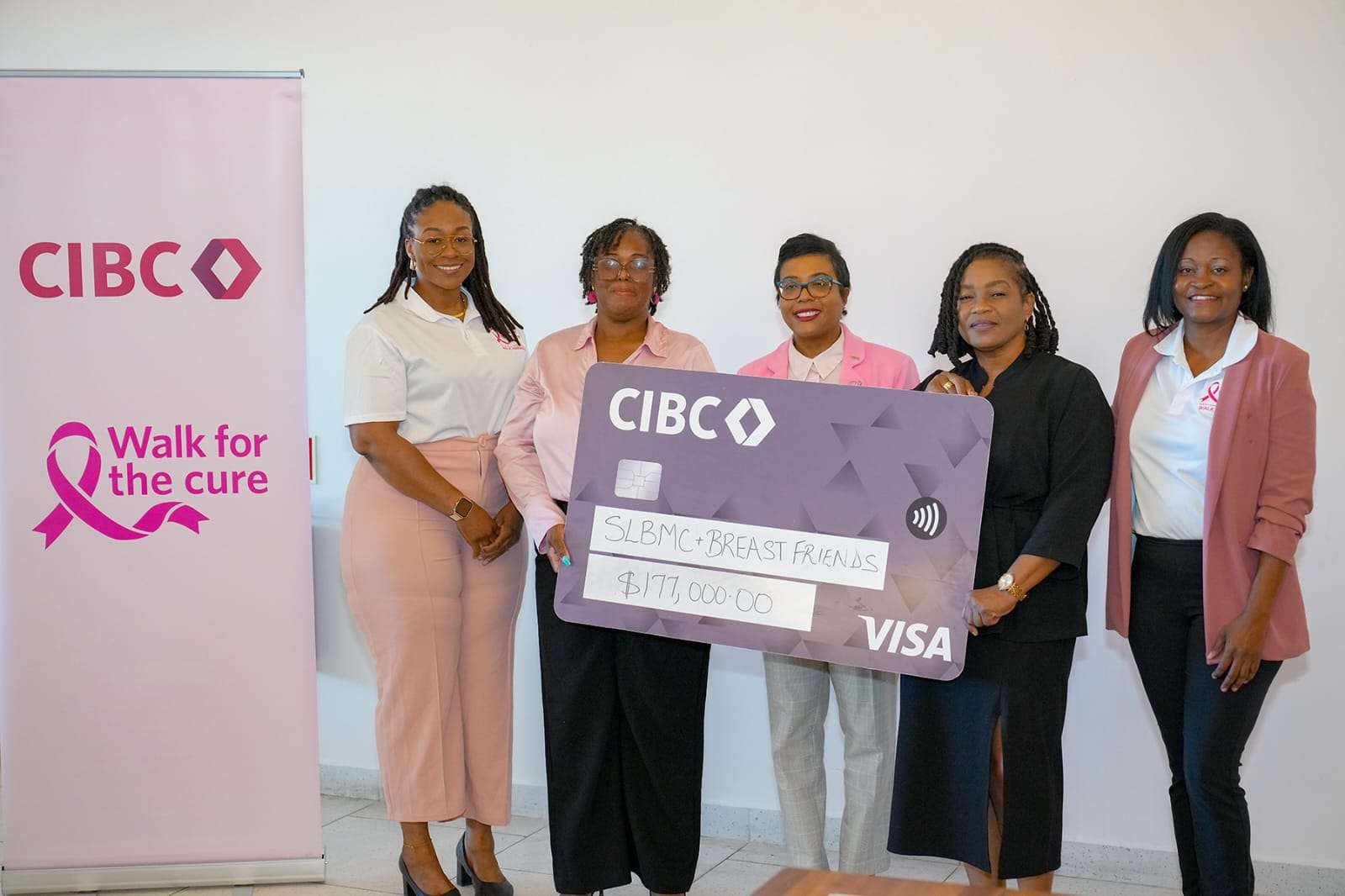 CIBC Caribbean, partners make record donation in fight against cancer