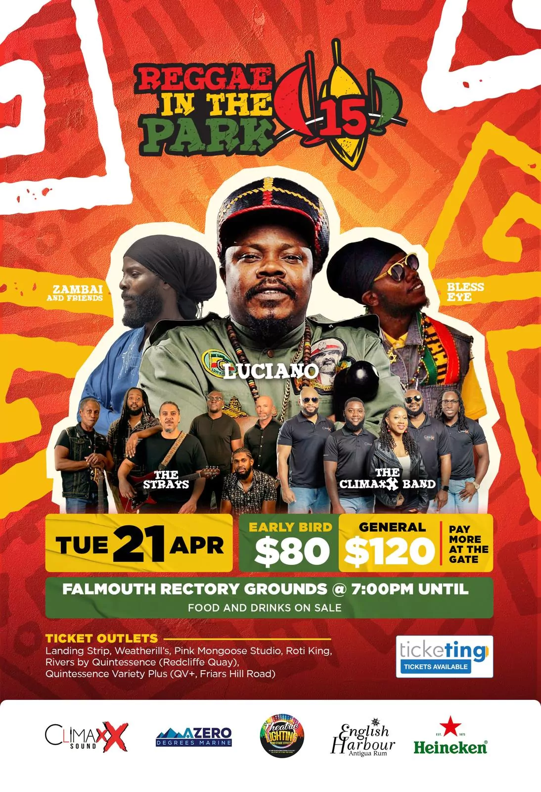 Reggae In The Park 15 Returns April 21 With Star-Studded Lineup And Major Production Upgrade